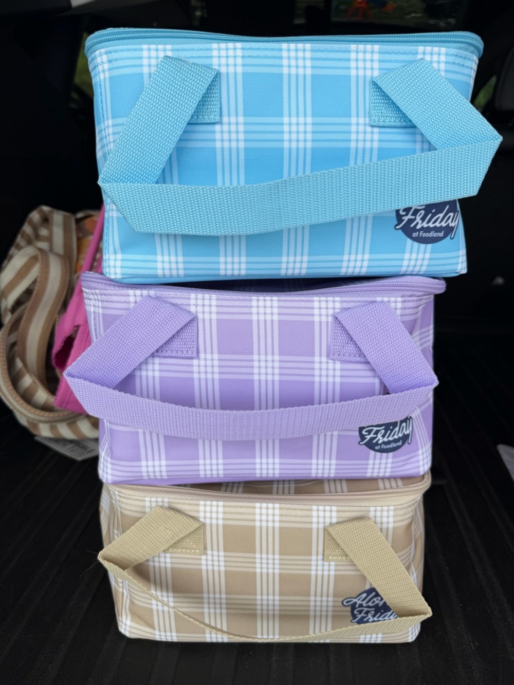 Foodland Aloha Friday Lunch Bag - Blue, Purple or Tan